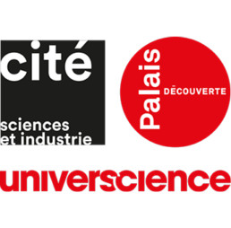 Logo d'Universcience, établissement public dédié à la vulgarisation scientifique en France