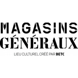 Logo des Magasins Généraux, lieu culturel créatif à Paris créé par l'agence BETC