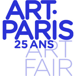 Logo d'Art Paris 25 ans, foire d'art contemporain célébrant 25 ans d'art moderne et contemporain