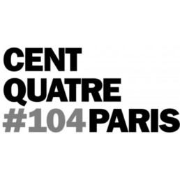 Logo du Cent Quatre (104) Paris, espace culturel et créatif à Paris