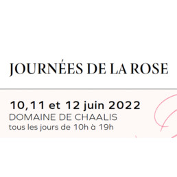 Logo de la Journée de la Rose, événement célébrant la rose et l'art horticole